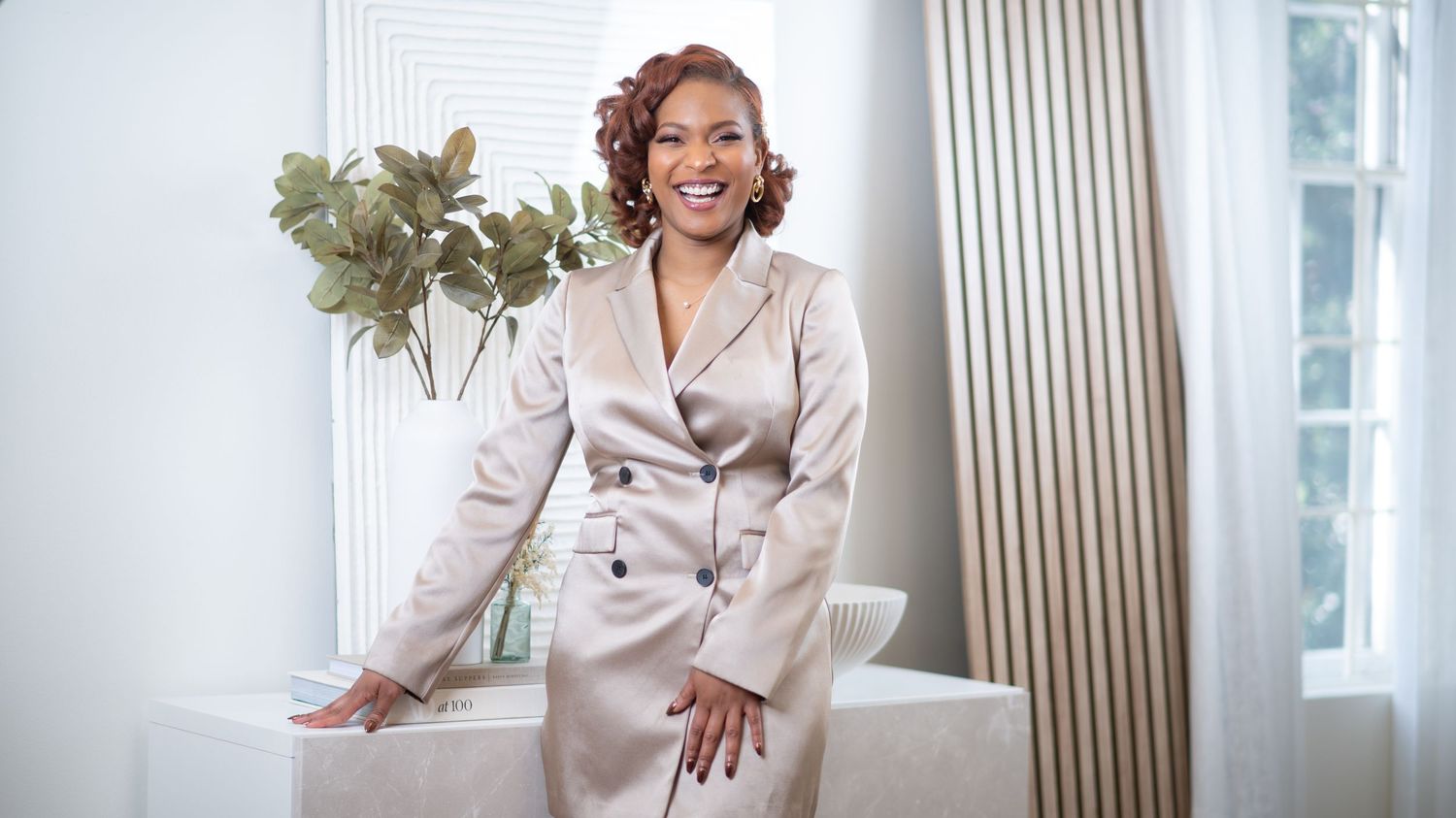 DMV Black Female Photographer captures branding photos in Alexandria, VA