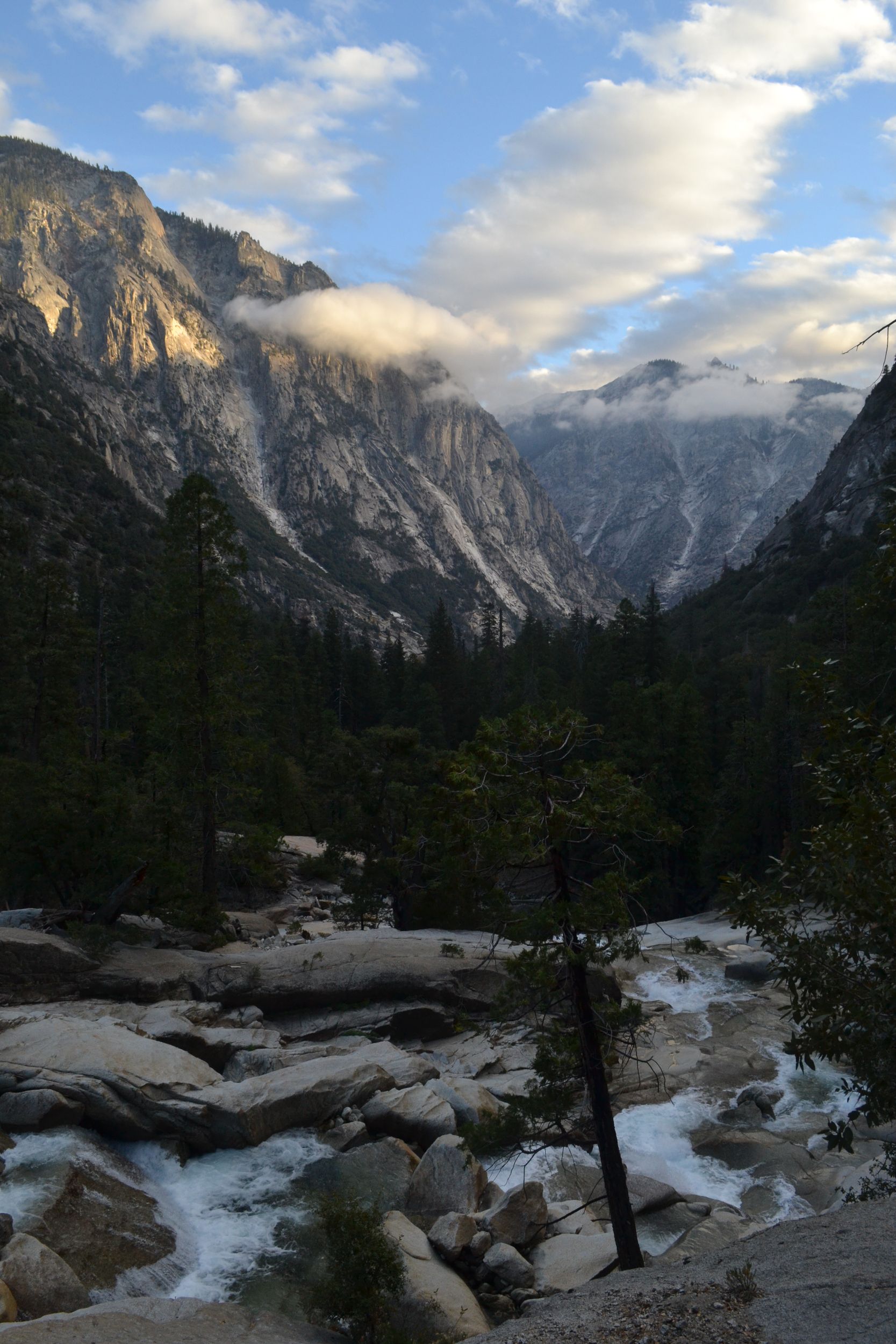 Streams, Clouds, and Canyons. Kings Canyon National Park, CA