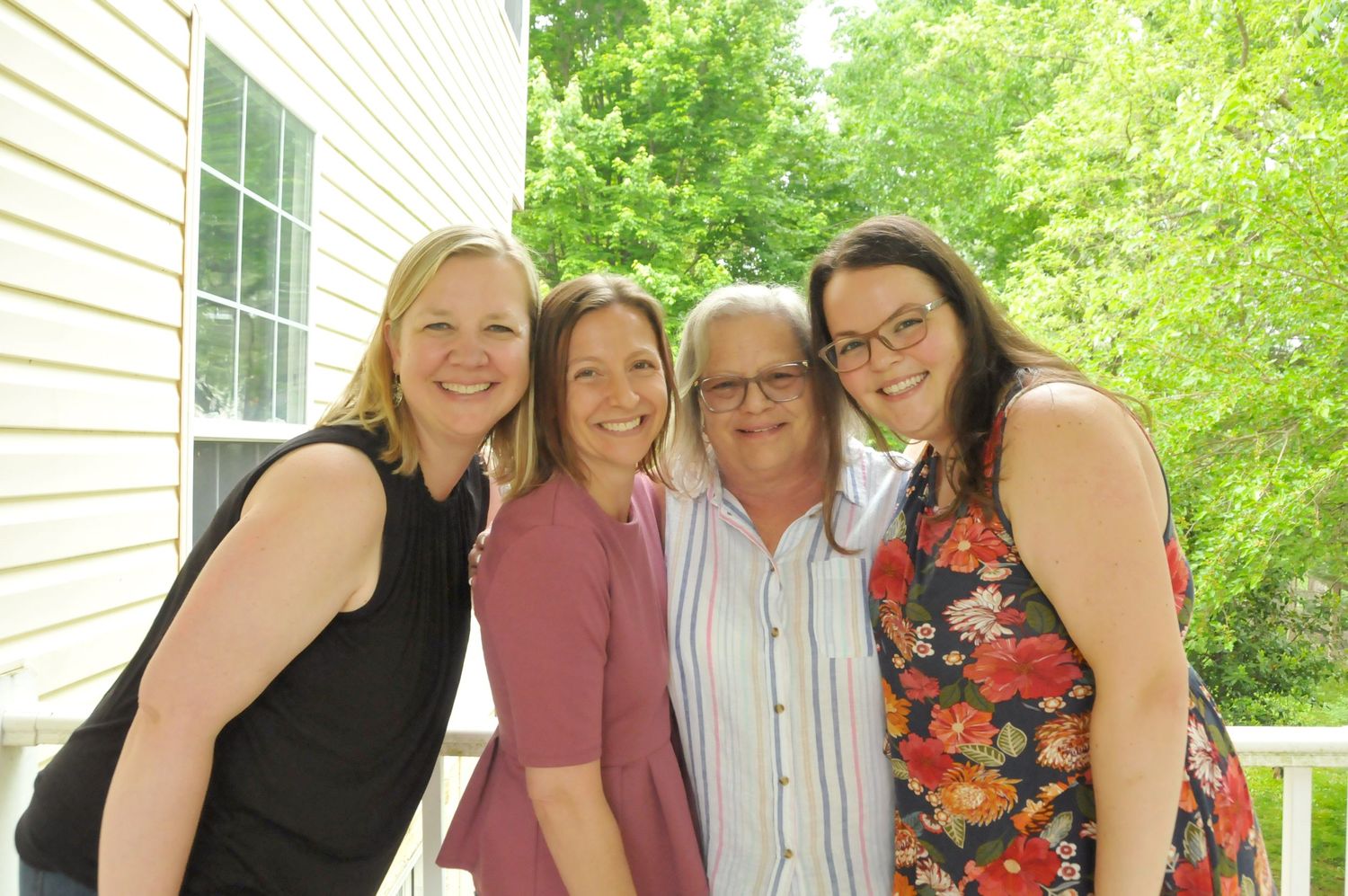 Mom with daughters photo