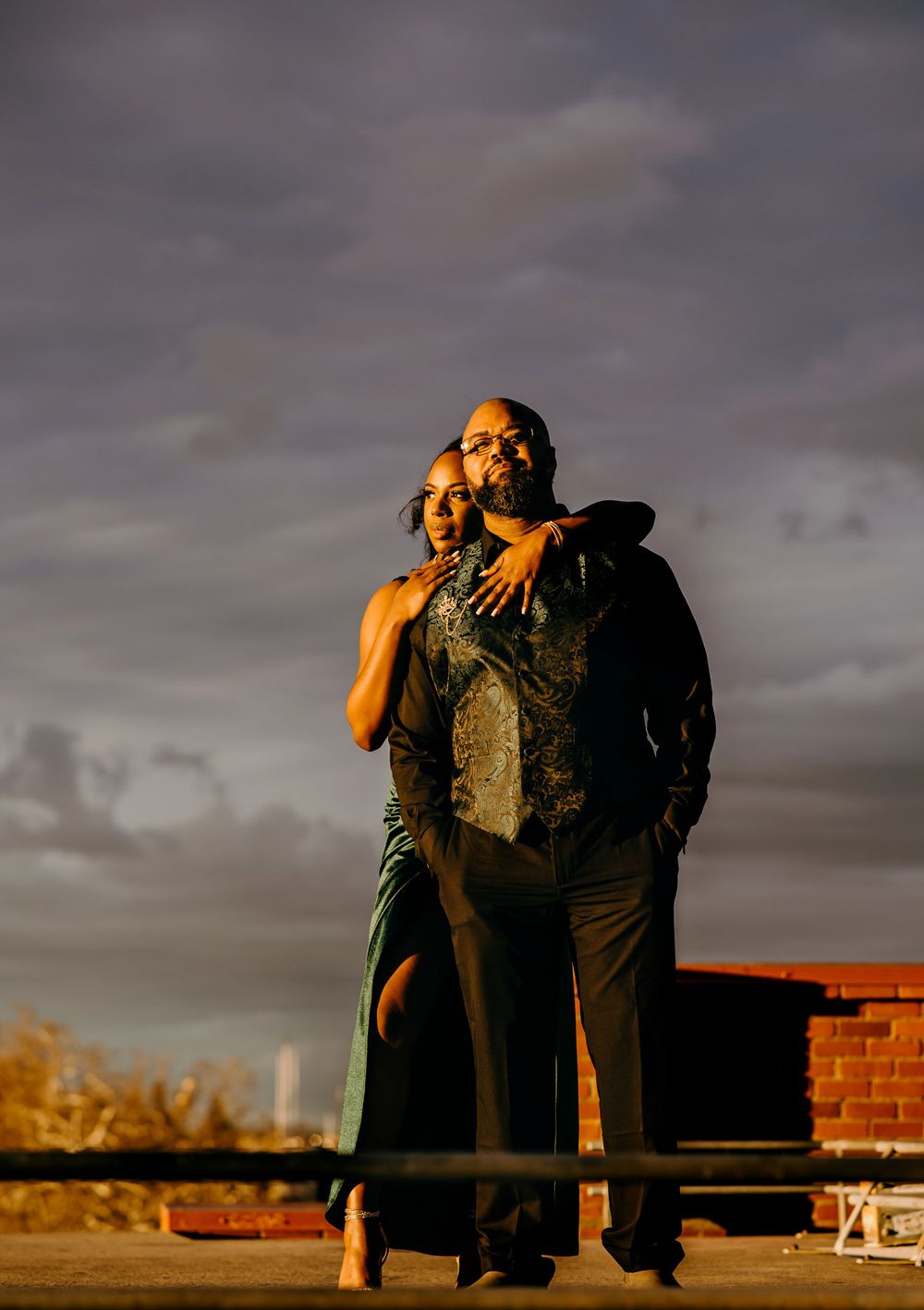 rooftop engagement photo, Wedding Photographer, couples photography, Sacramento wedding photographer