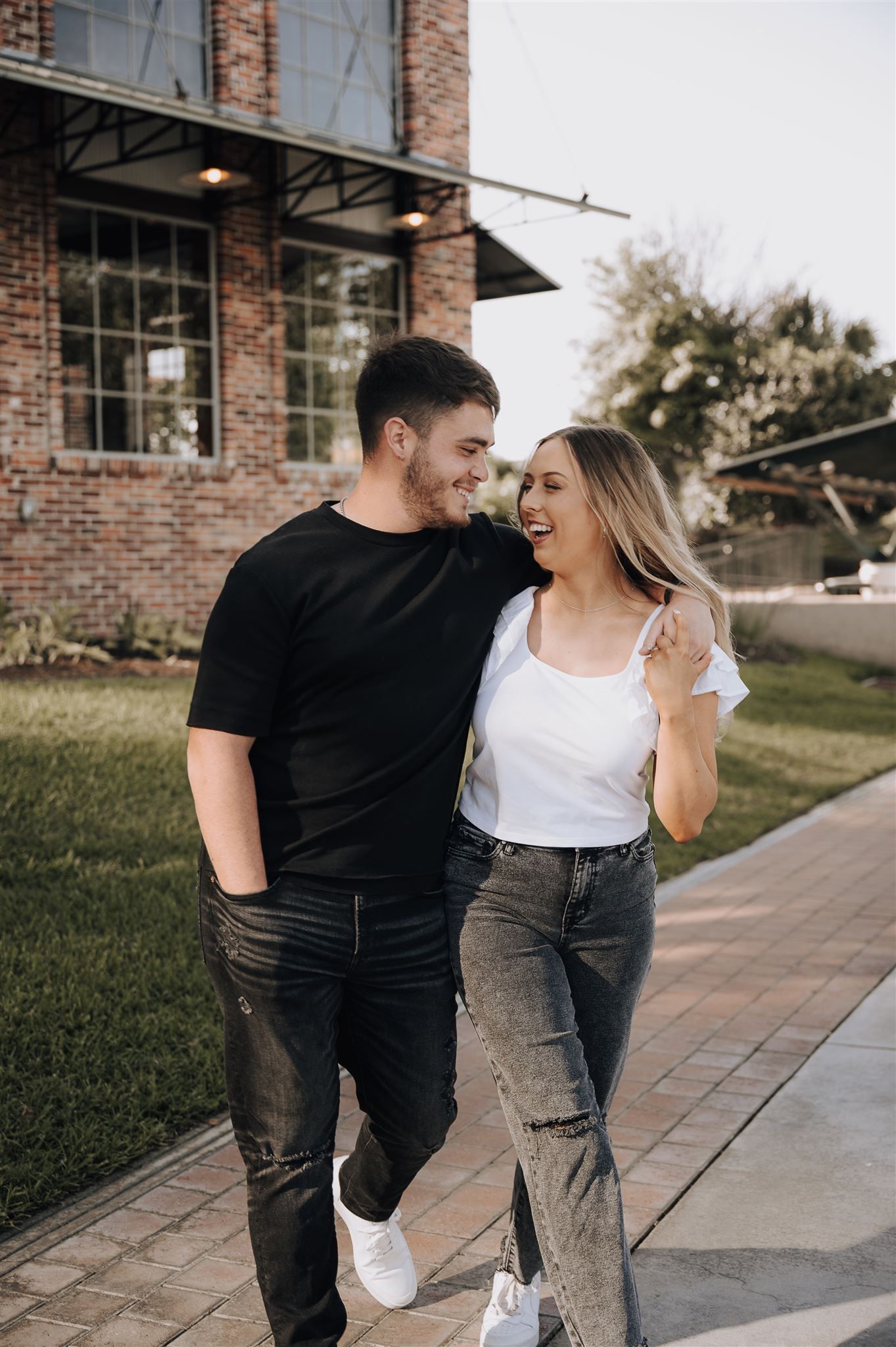 engagement photography session in The Woodlands, Tx