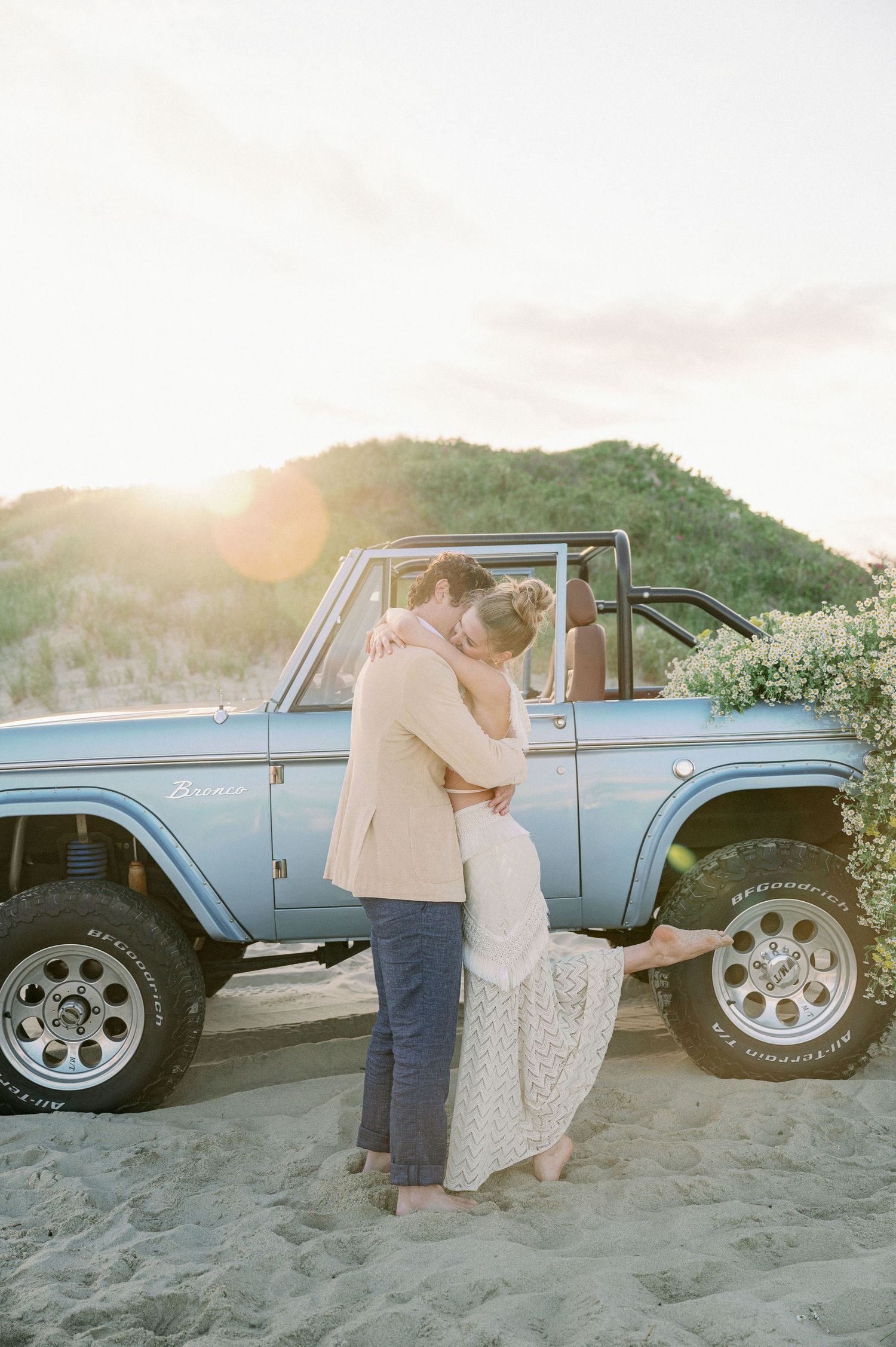 Modern Nantucket Island Pre-Wedding Beach Session | Candace Sims New England Luxury Fine Art Wedding Photographer