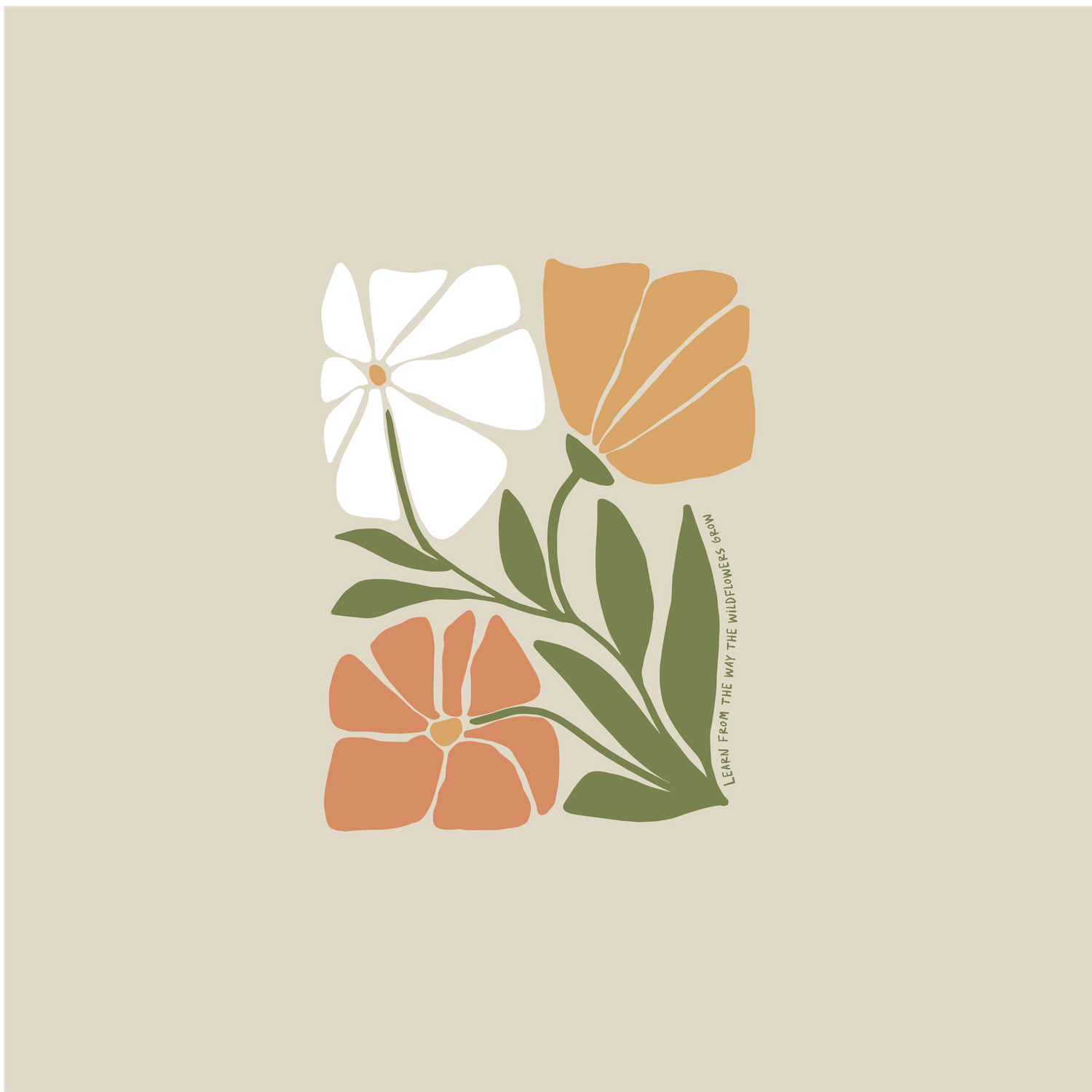 Matthew 6 floral t-shirt design