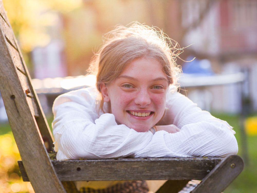 sourire au soleil