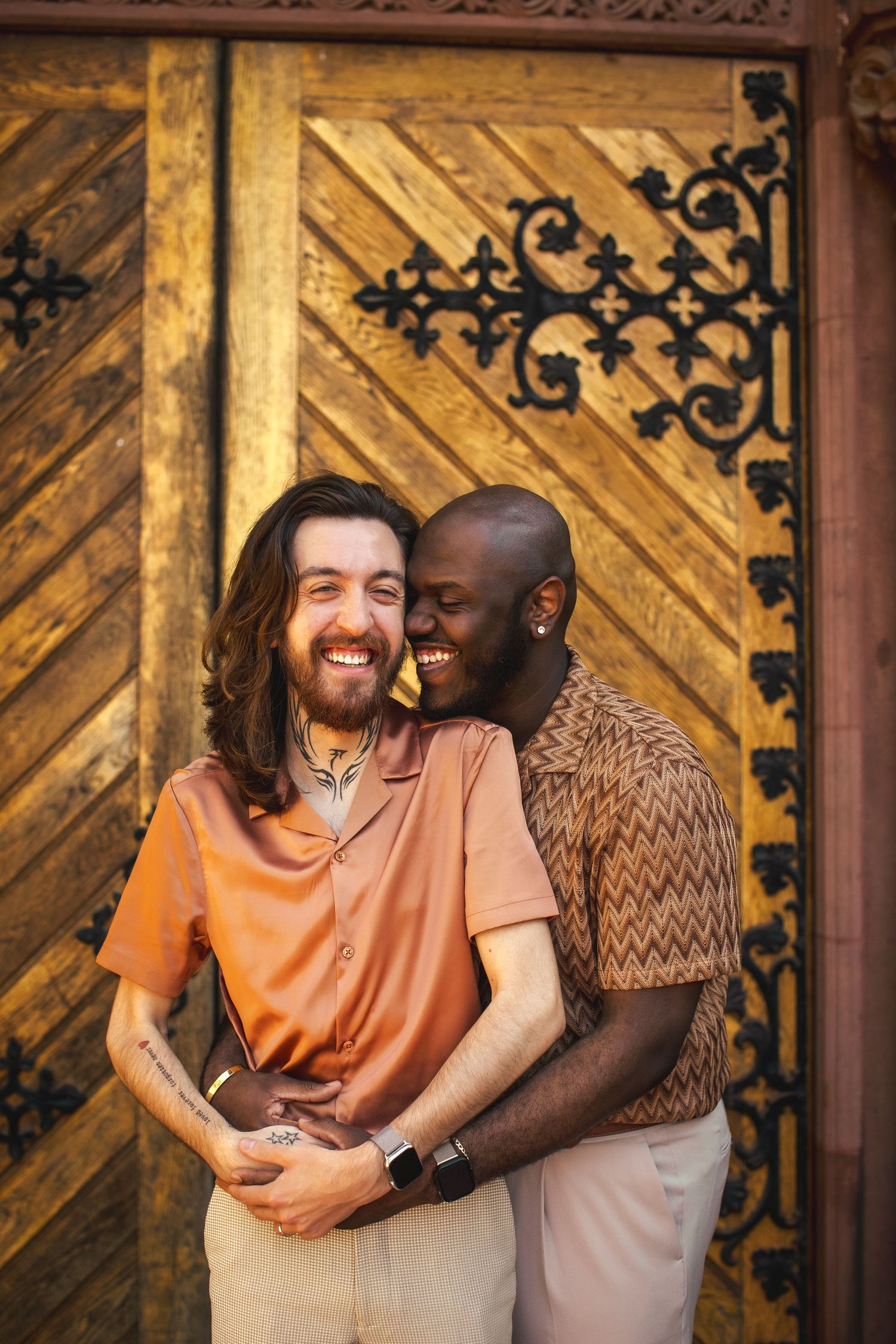 DC engagement photography at Smithsonian Castle