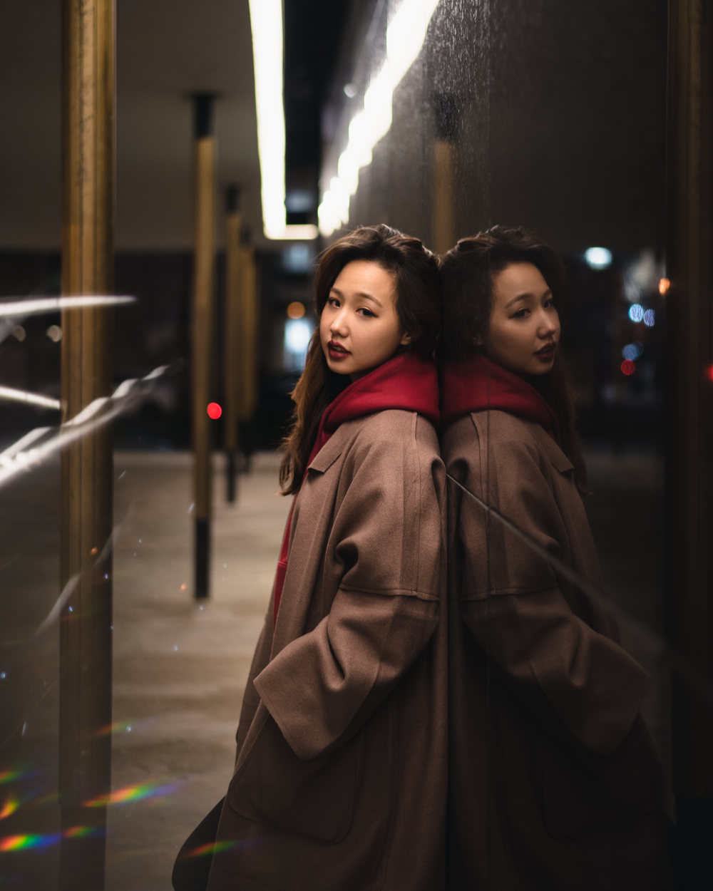 moody night portraits in toronto, ontario