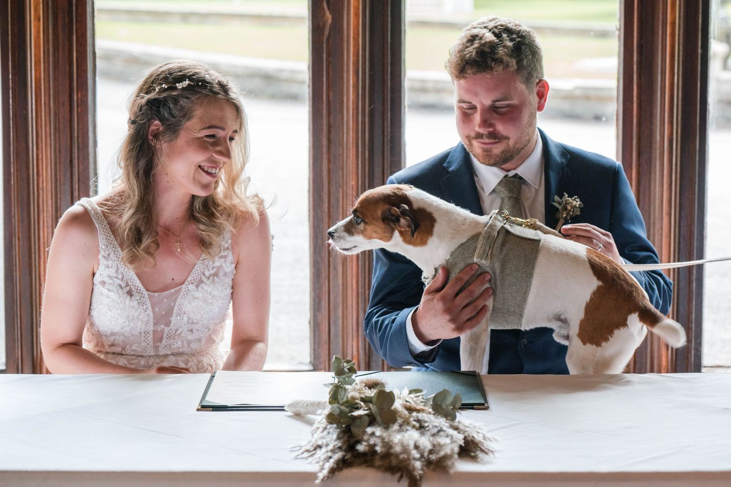 Zara Davis Photography Dogs at Weddings Cotswolds Gloucestershire Cheltenham Manor House Castle Combe