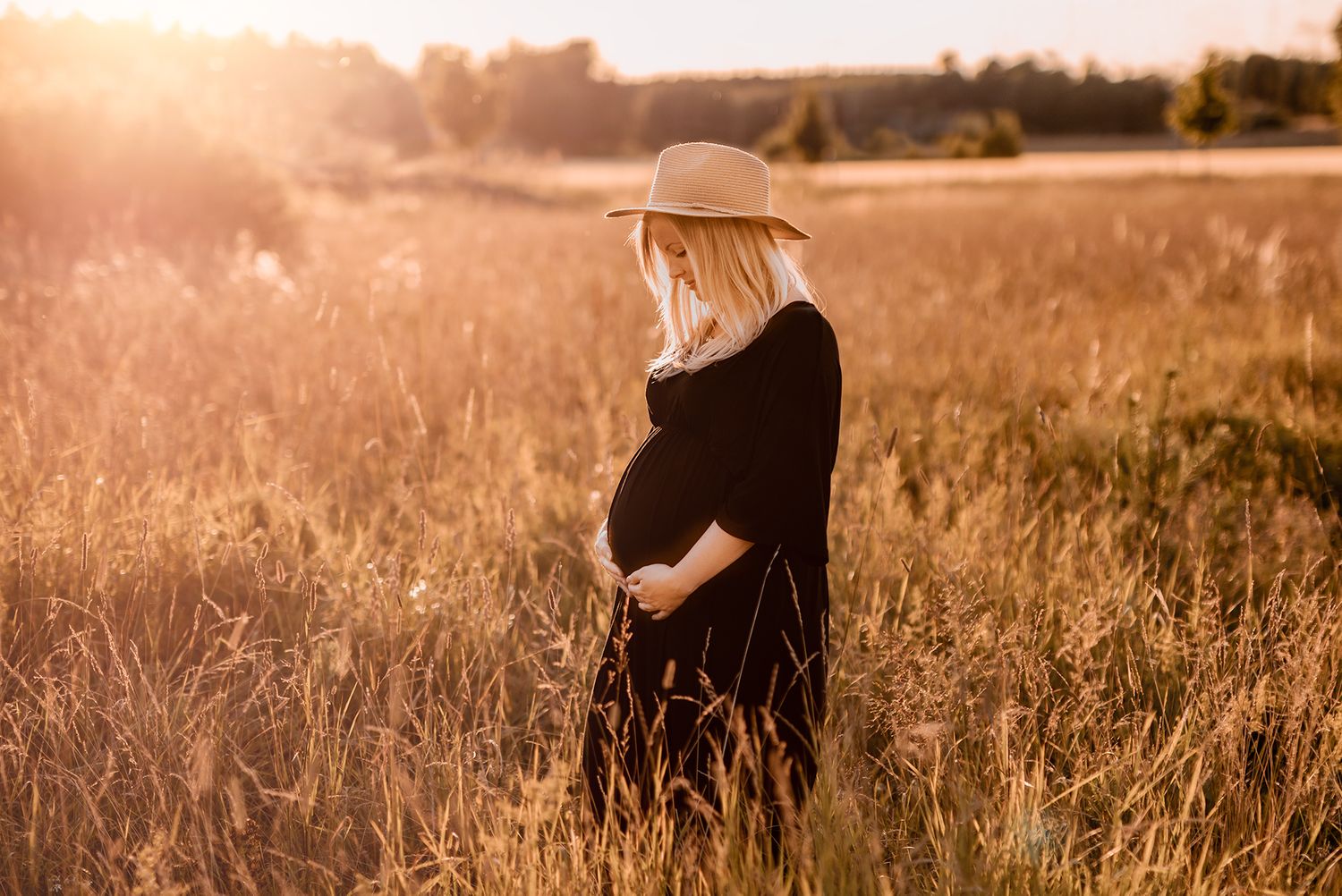 Theresé Thörne, Gravidfotograf i Bålsta, Stockholm, Hagaparken.