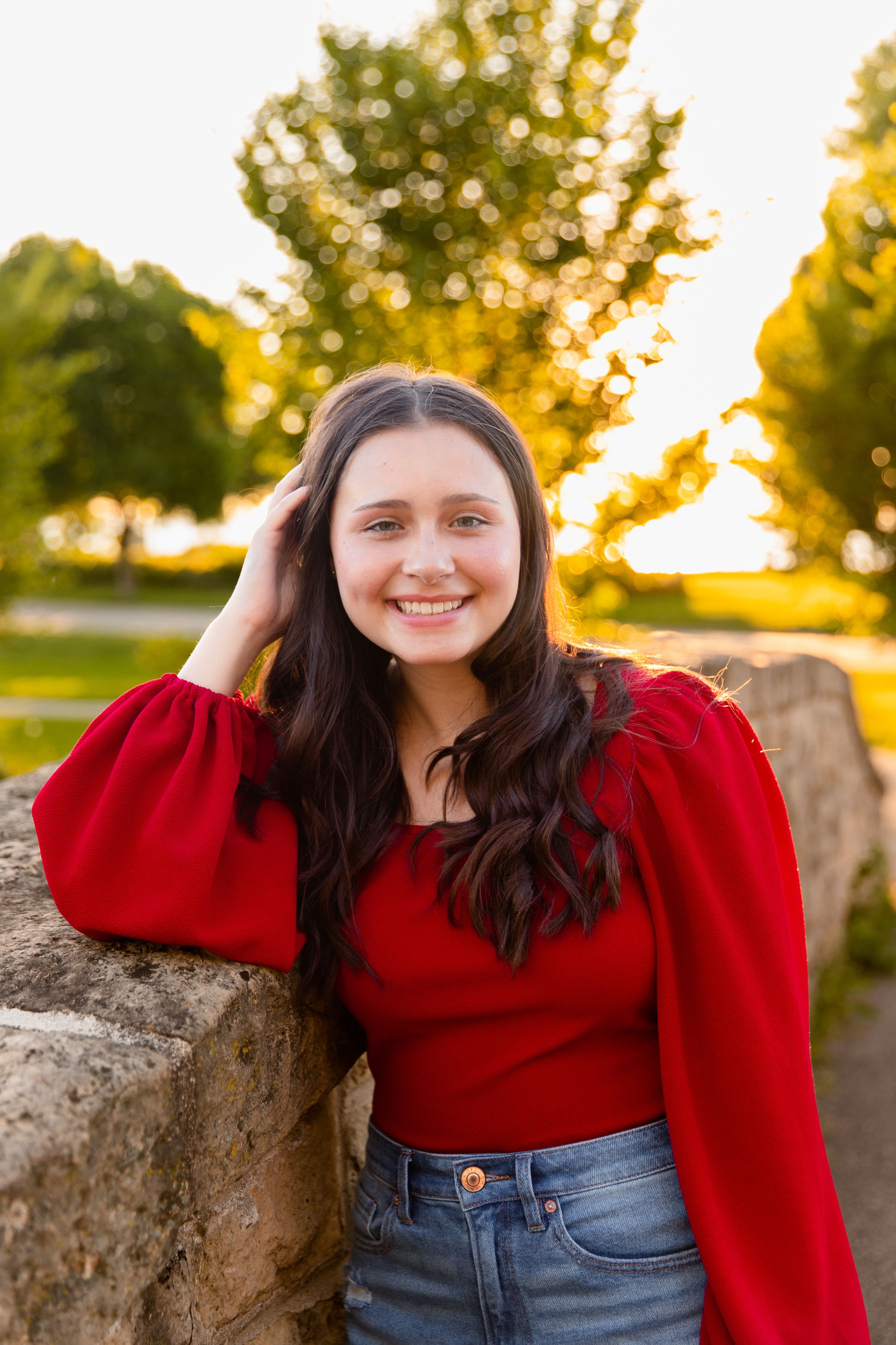 senior on bridge