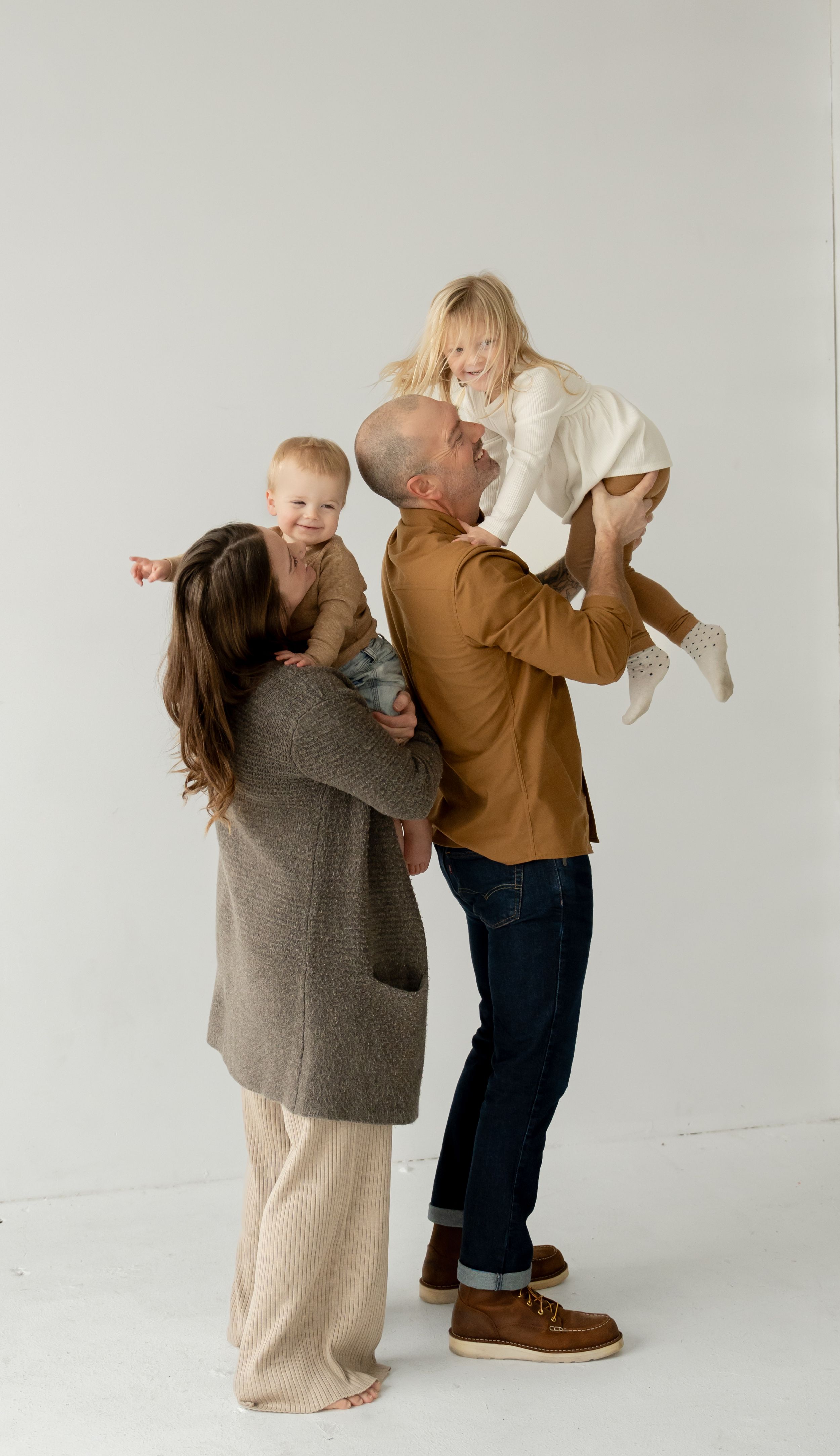 Family playing together