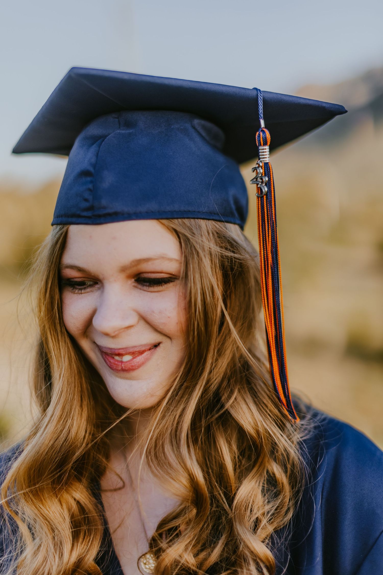 Arizona senior photography session in golden light
