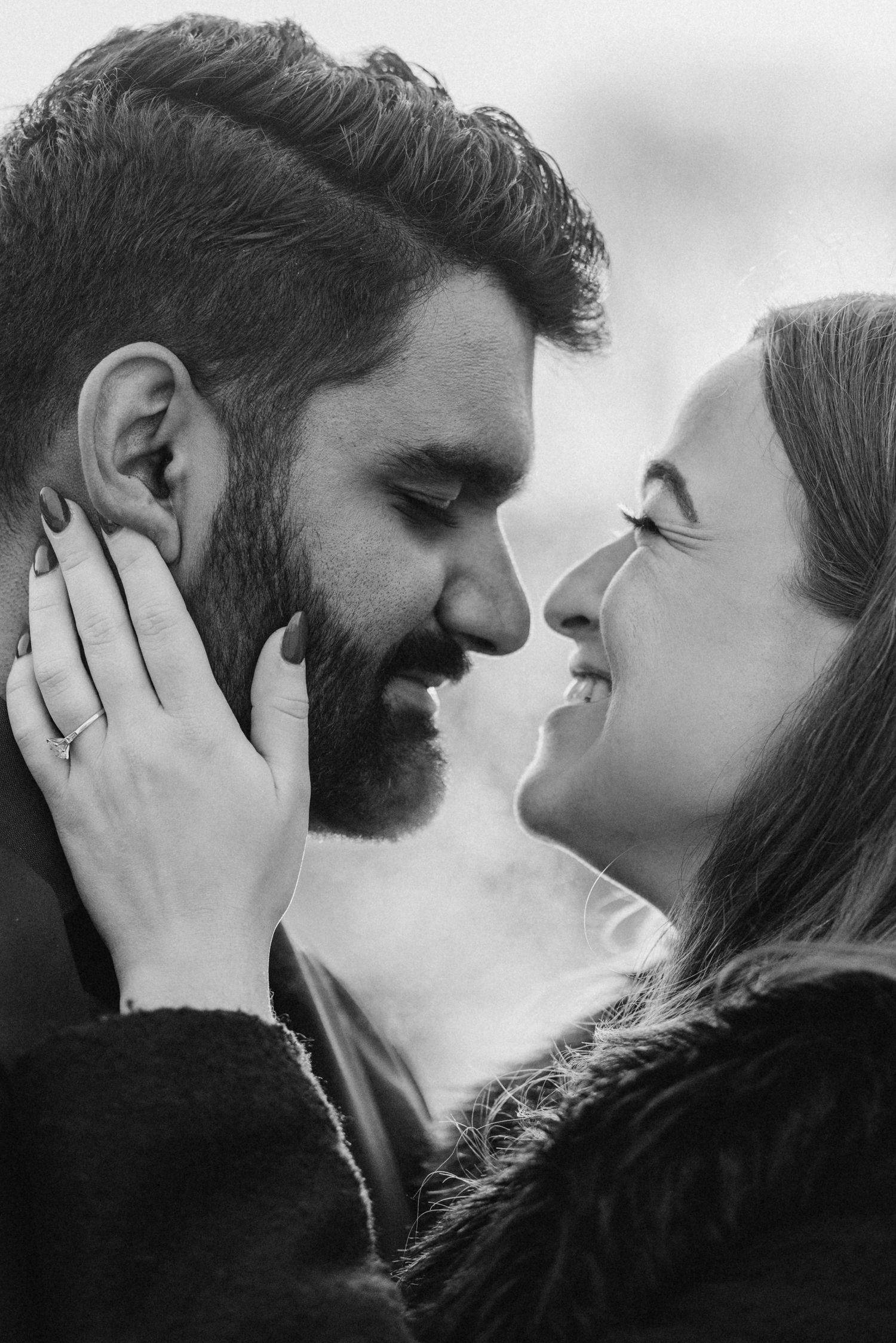 Sunrise Engagement Session Winter Washington DC