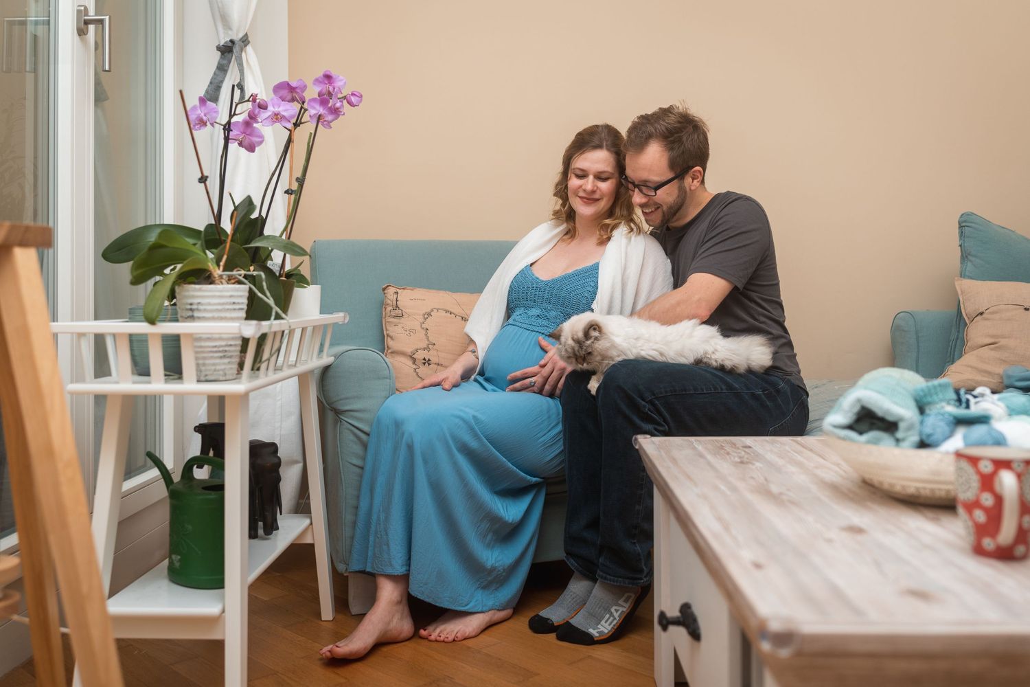Schwangerschaftsfotos Shooting in Berlin: Liebevoll eingefangen