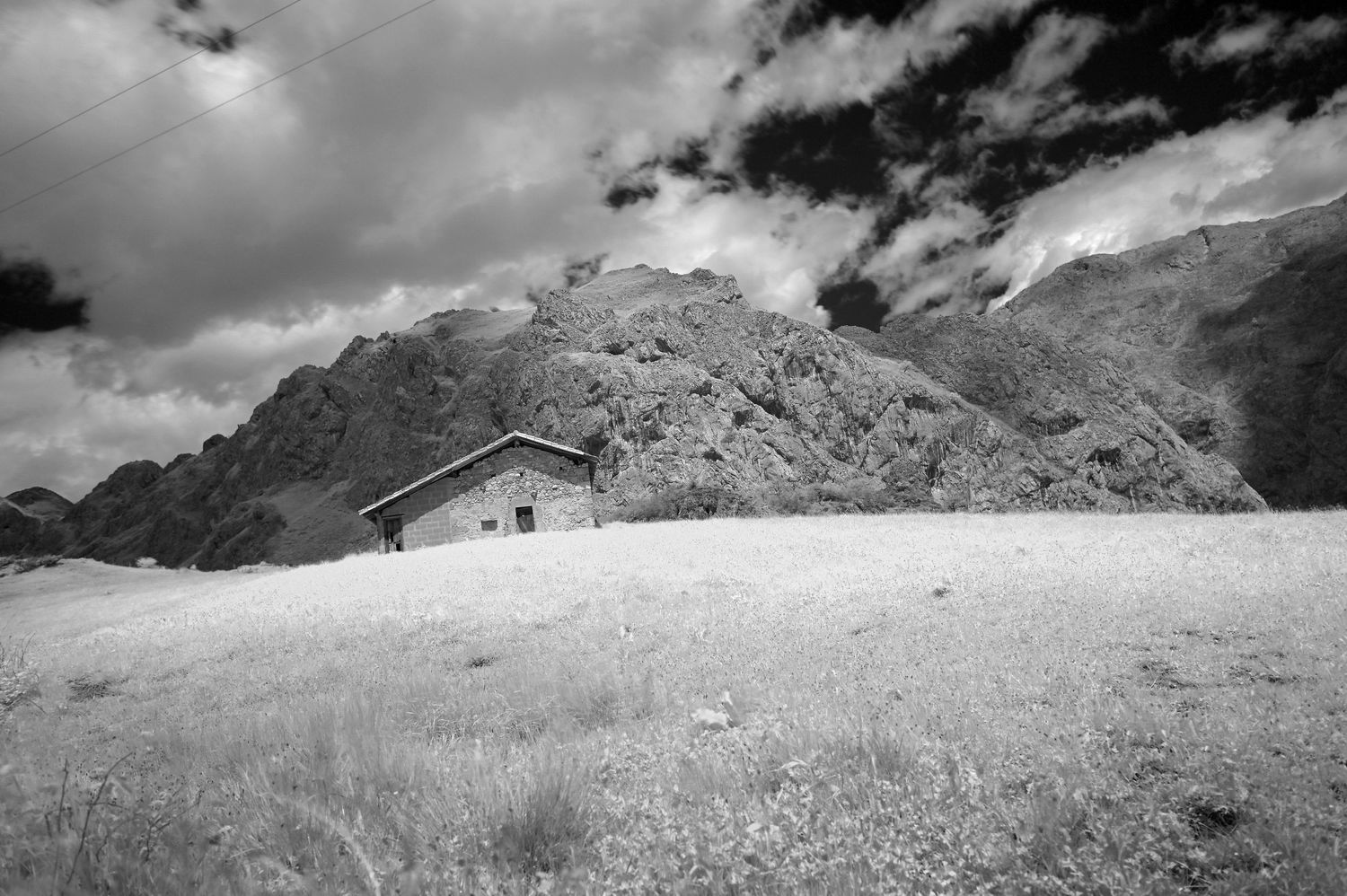 Maison de berger et montagne en Asturies / Espagne