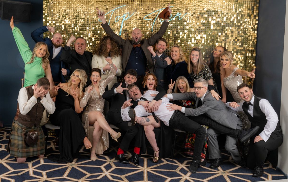 big group of Aberdeen wedding photographers & videographers