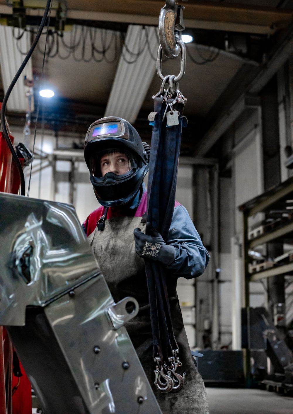 Imagefoto einer Frau in Arbeitsklamotten