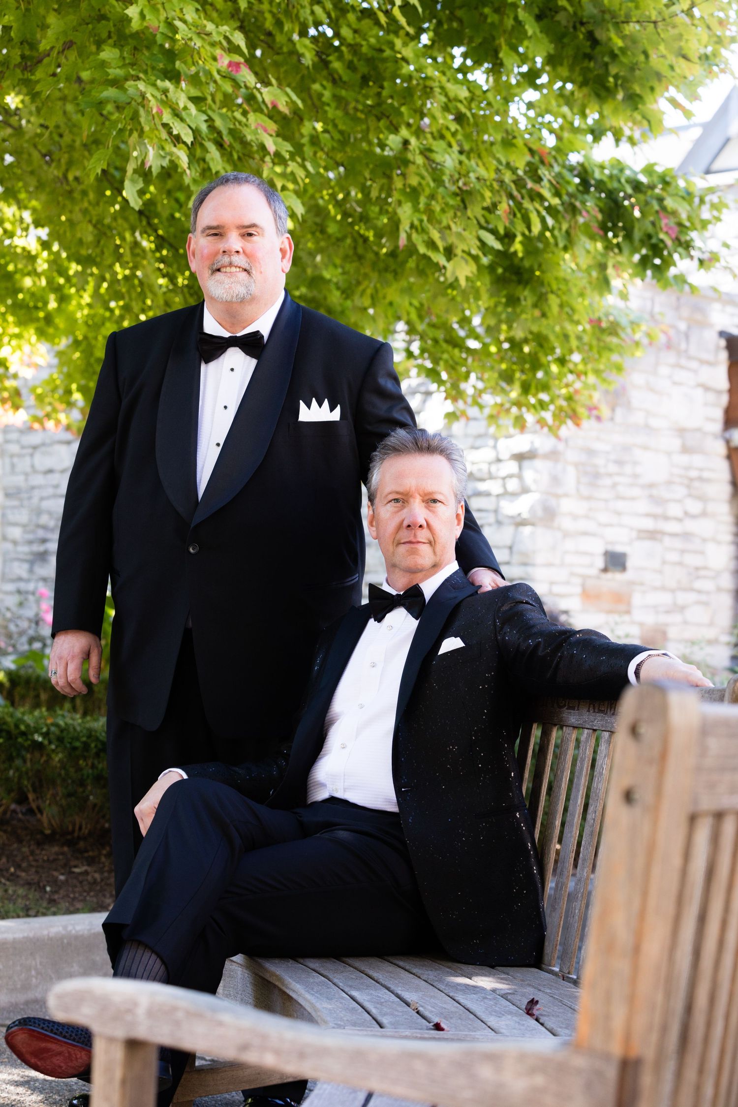 Gay wedding at the Indiana Roof Ballroom