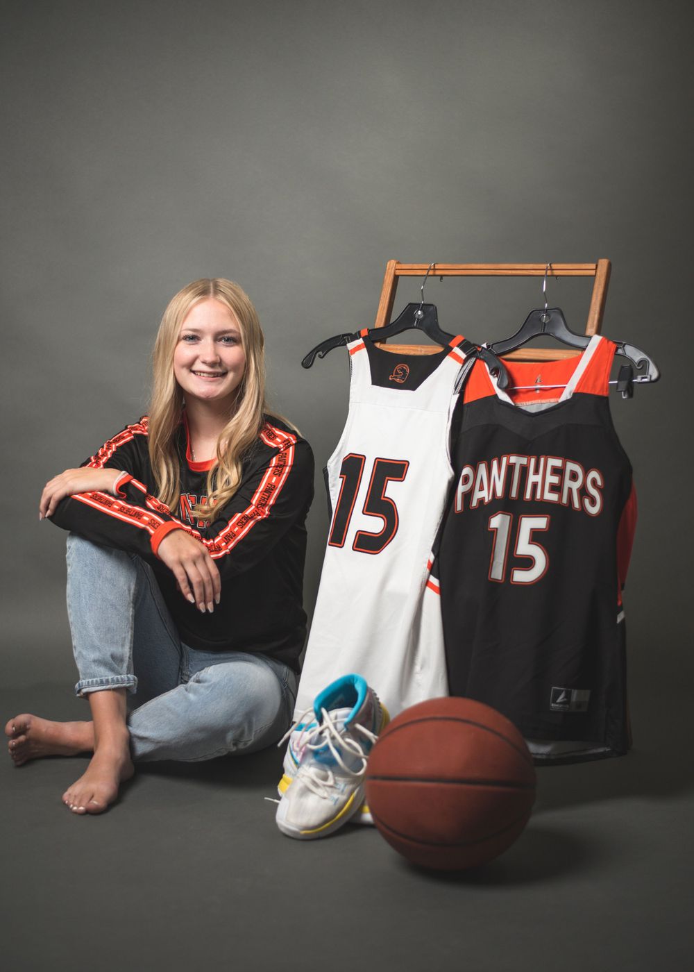 Megan senior portrait session outdoors in North Dakota by GMB Photo and Design