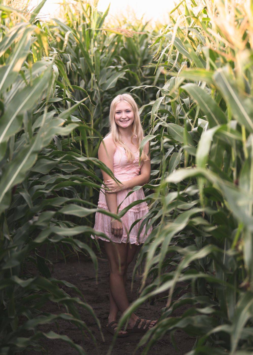 Megan senior portrait session outdoors in North Dakota by GMB Photo and Design