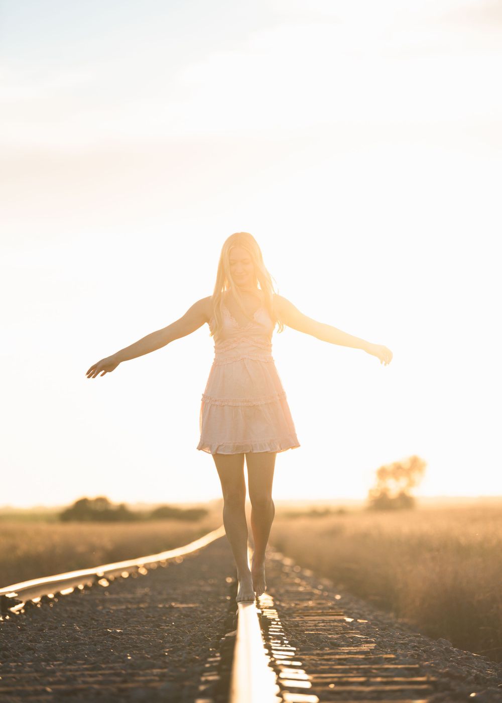 Megan senior portrait session outdoors in North Dakota by GMB Photo and Design