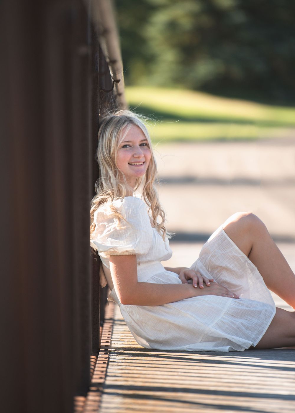 Megan senior portrait session outdoors in North Dakota by GMB Photo and Design