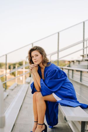 High School Football Field Senior Photos