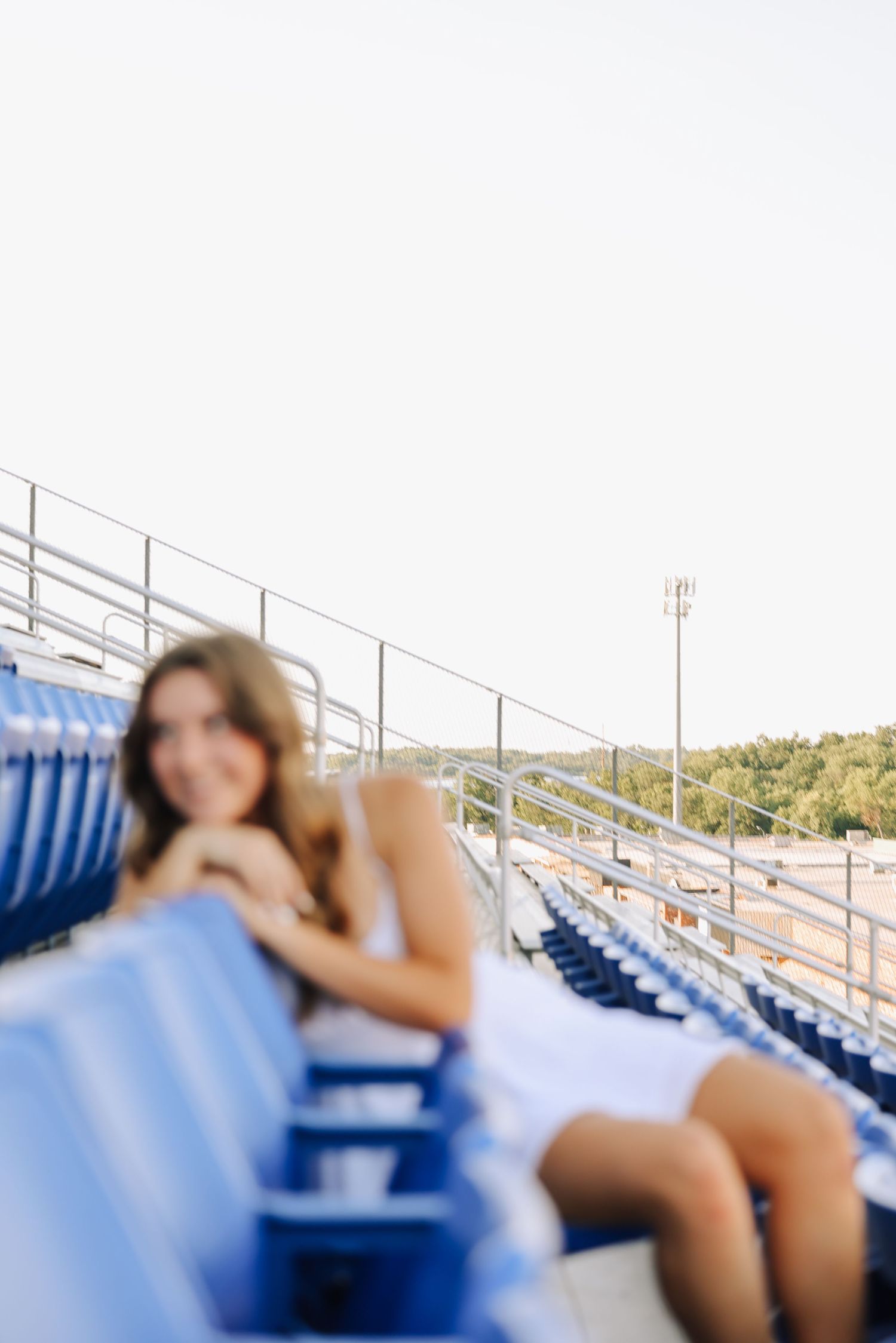 High School Football Field Senior Photos