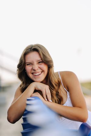 High School Football Field Senior Photos