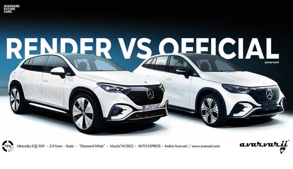 Mercedes EQE SUV Official VS Render