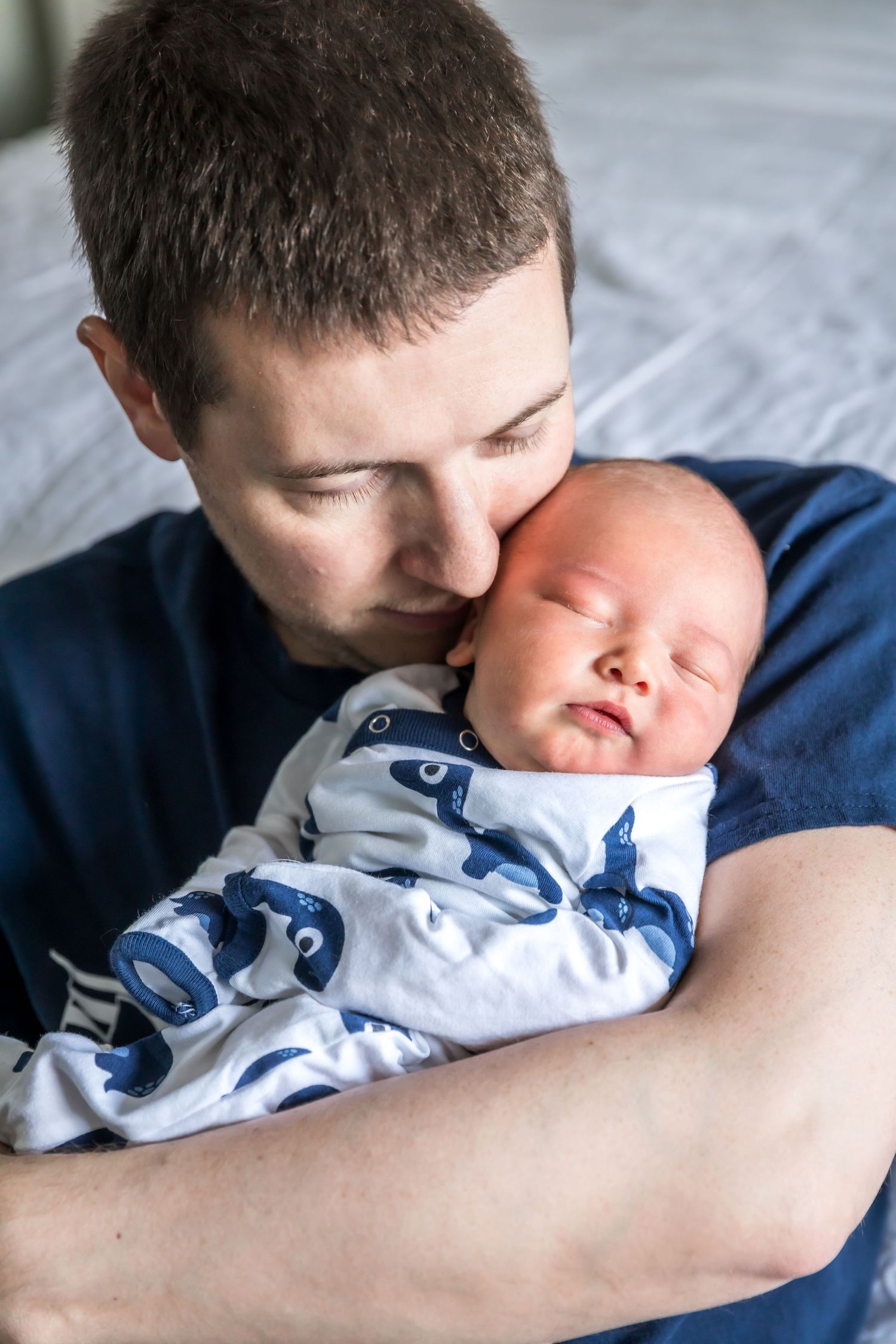Snuggle time with dad