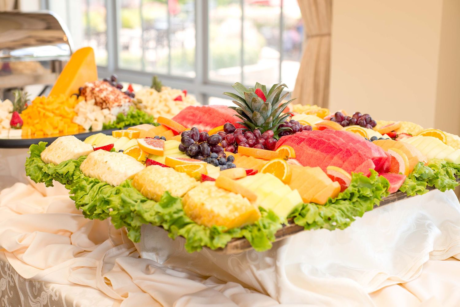 food display at the sugar creek country club for a baby shower