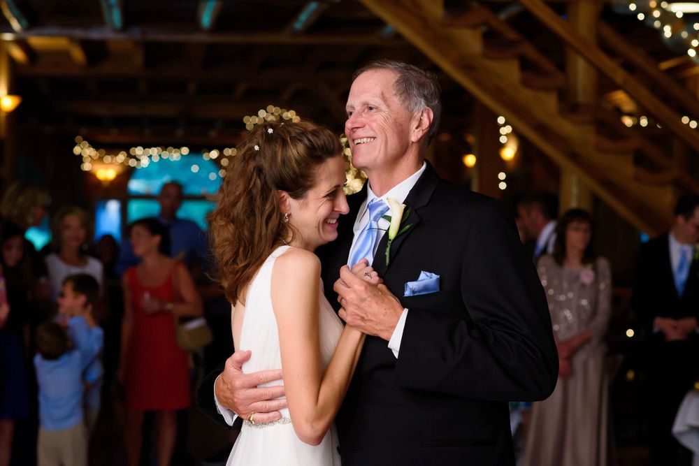 Wedding reception at Crystal Brook Farm in Chagrin Falls, Ohio.