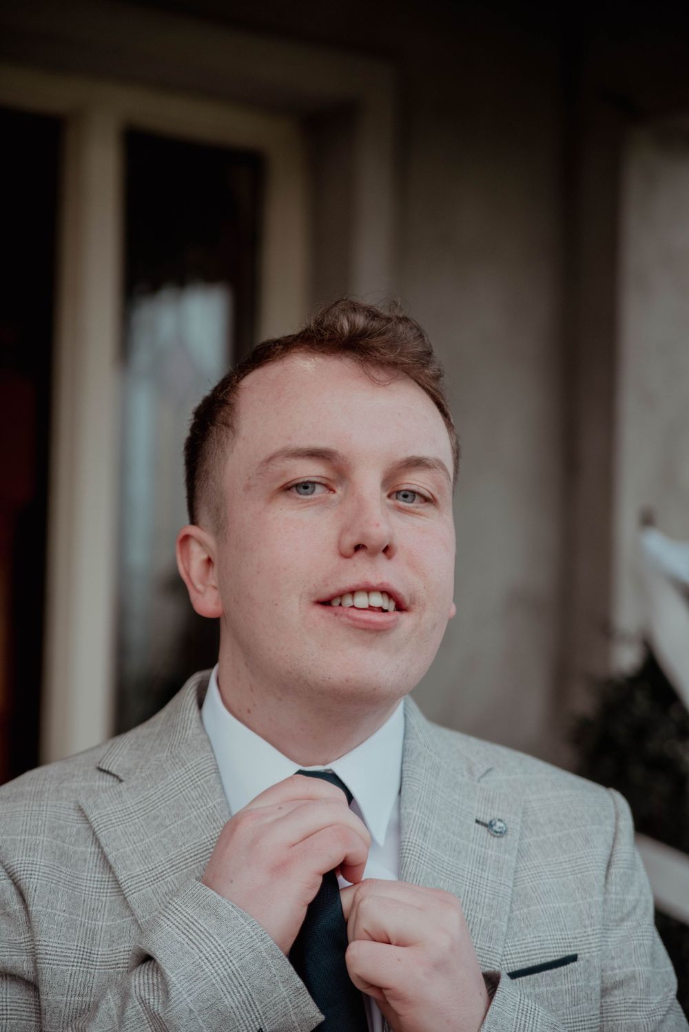 Groom Posing for a portrait