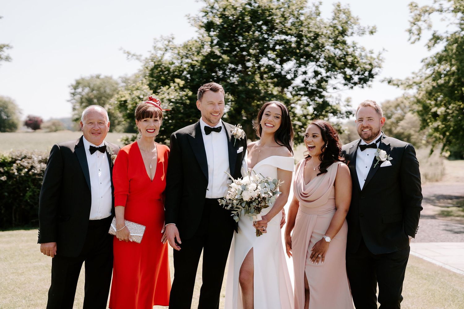 bride-and-groom-family-stockton-house-wedding-shropshire