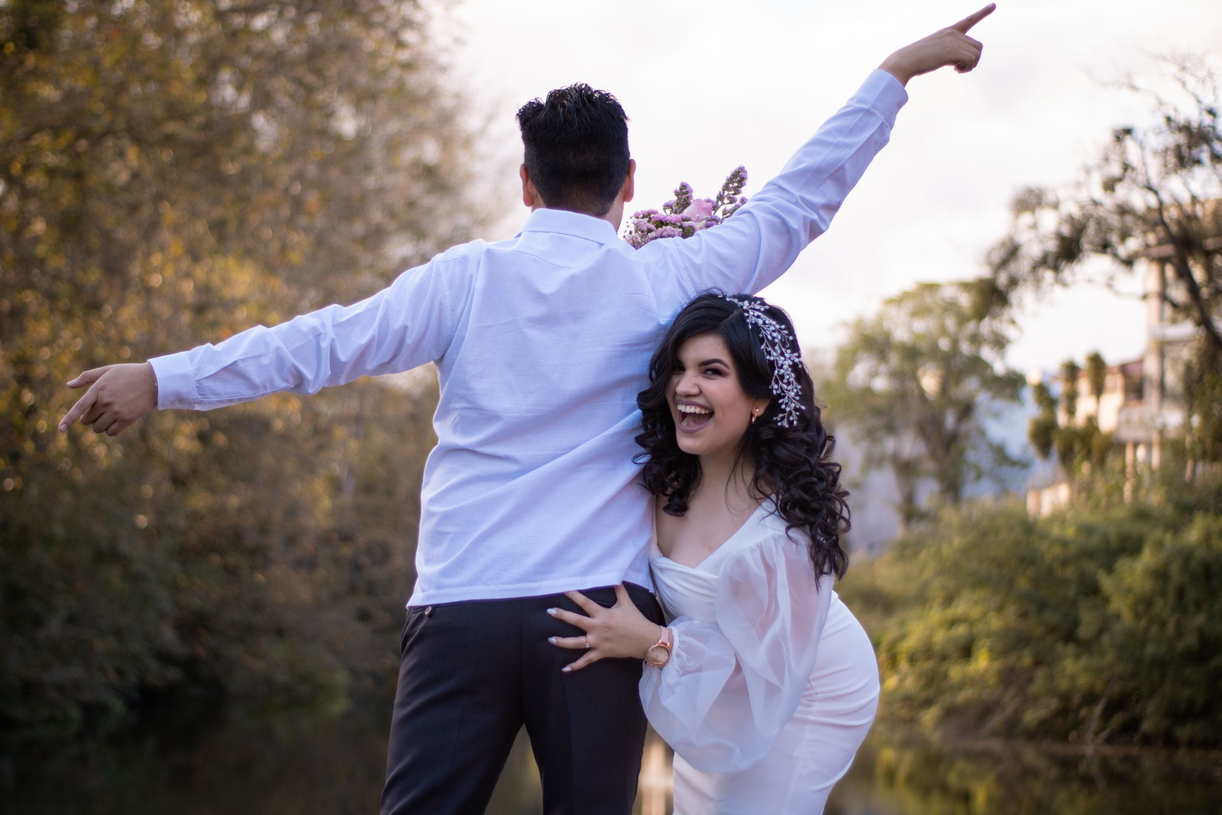 pareja feliz matrimonio