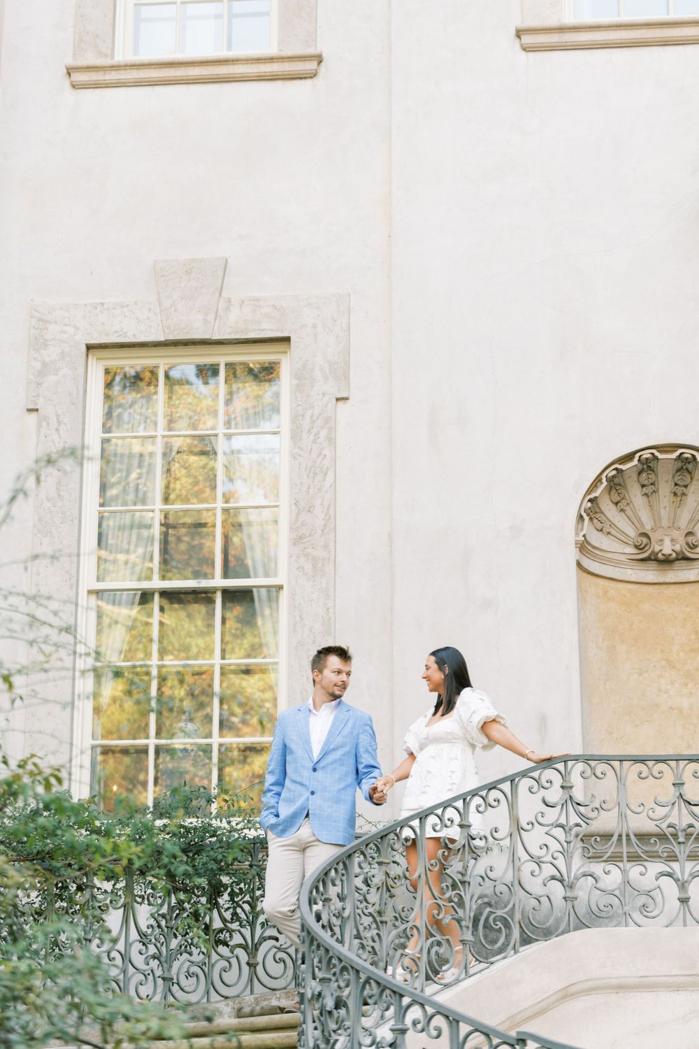 Atlanta History Center Swan House Engagement Photography Session