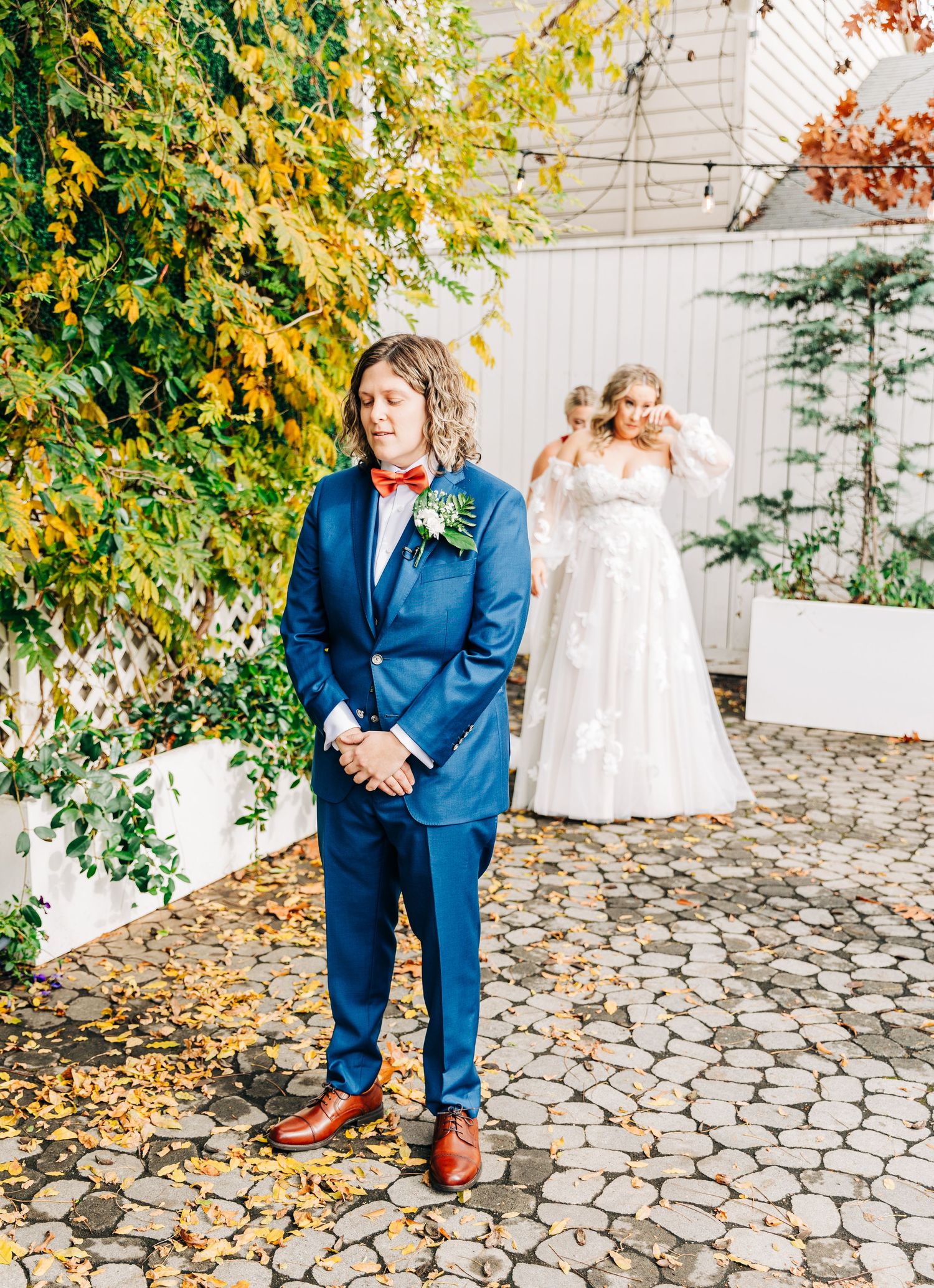 brick and ivey wedding first look marietta georgia