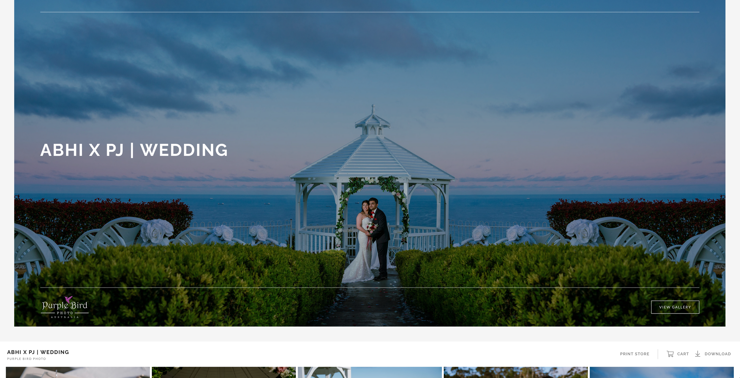 Wedding venue overview with outdoor seating and natural landscape.