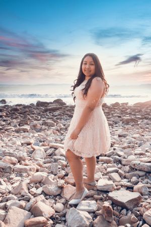 Quinceañera Photo at Palos Verdes Cove. fotógrafo de Quinceañera. Fotos de Quince. Vestidos de Quince. Fotos de Quinceañera en la playa.