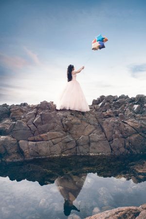 Quinceañera Photo at Palos Verdes Cove. fotógrafo de Quinceañera. Fotos de Quince. Vestidos de Quince. Fotos de Quinceañera en la playa.