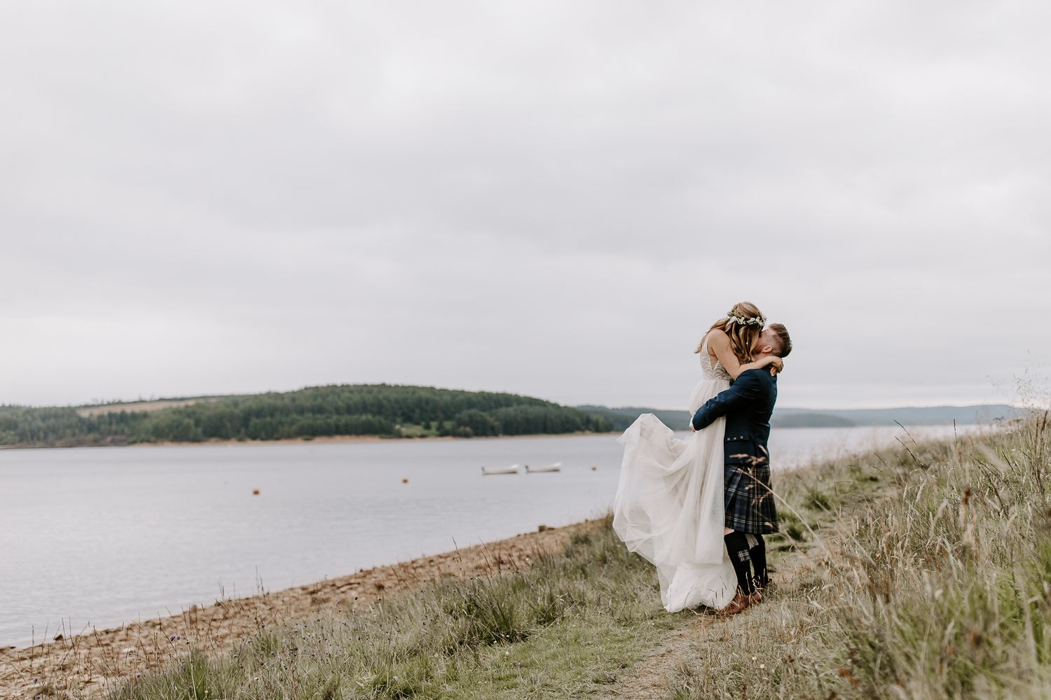 Wedding Photographer at  Kielder Water