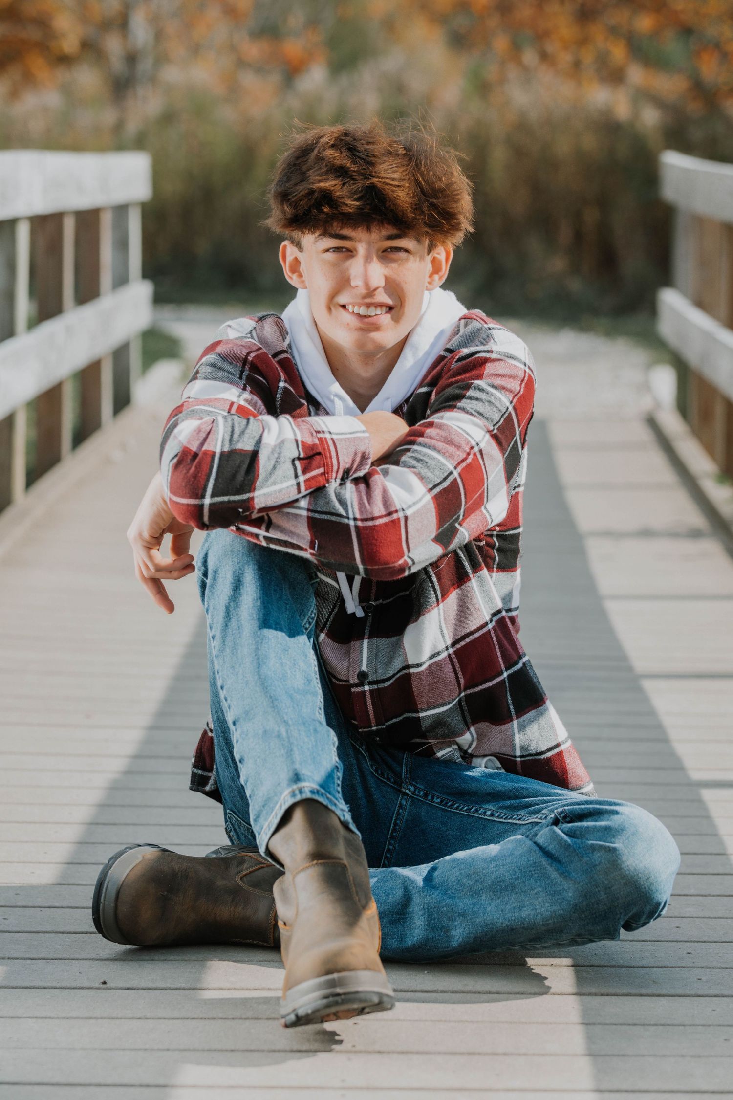 senior photoshoot at Gallant Woods, Delaware, Ohio