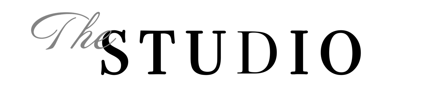 Stylized silver text showing the word 'The' in an elegant cursive font against a black background.