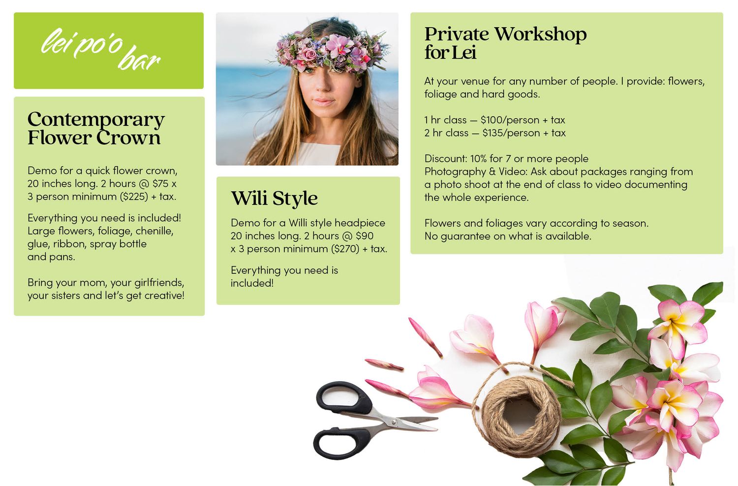 Learn more about my workshops here.