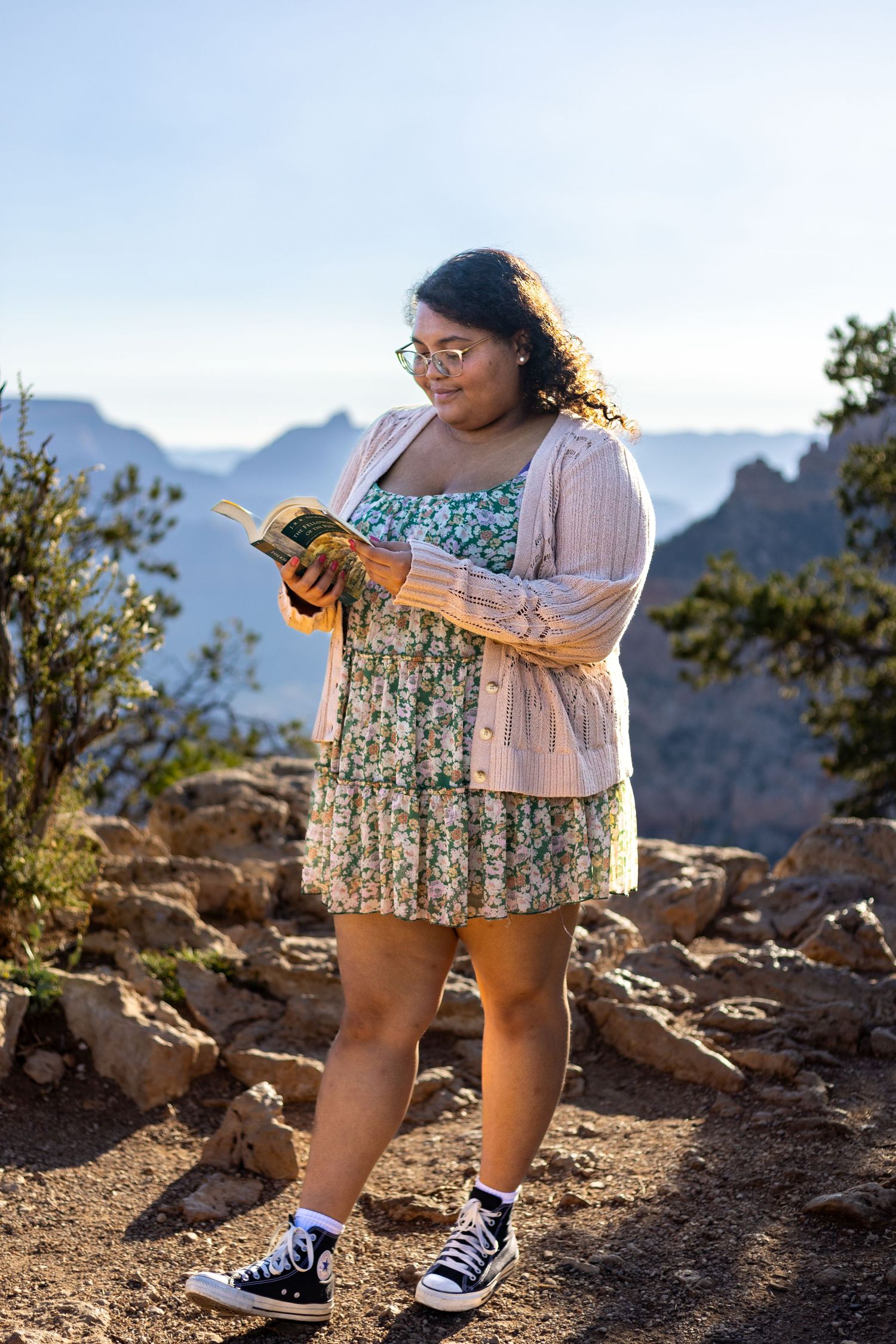 arizona, portrait, rhianna k photography, reading, grand canyon