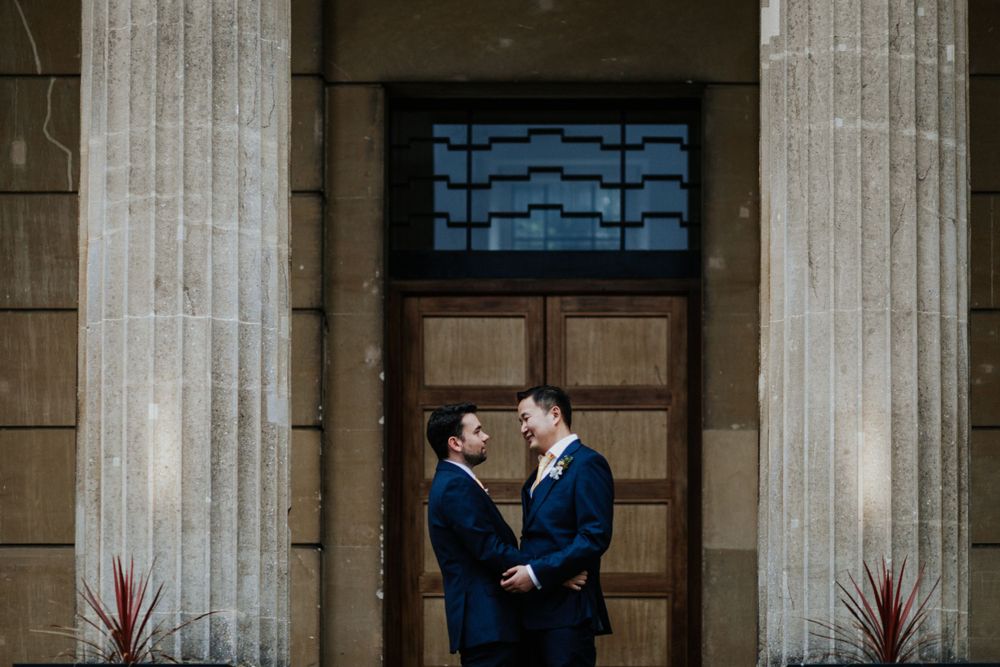 Gay wedding at Arnos Vale  in Bristol