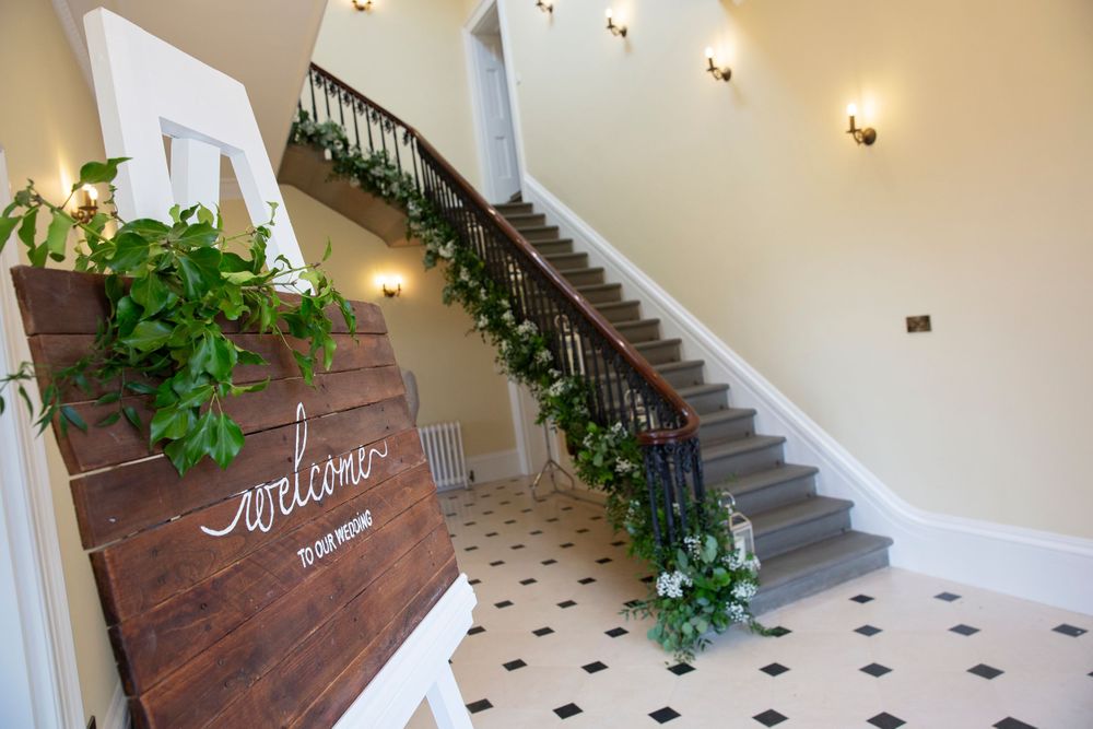 the famous stairs at the beautiful St Tewdrics House, Chepstow