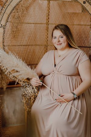 Boho kismama fotózás