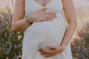Kismama fotós Kőröshegyi levendulás