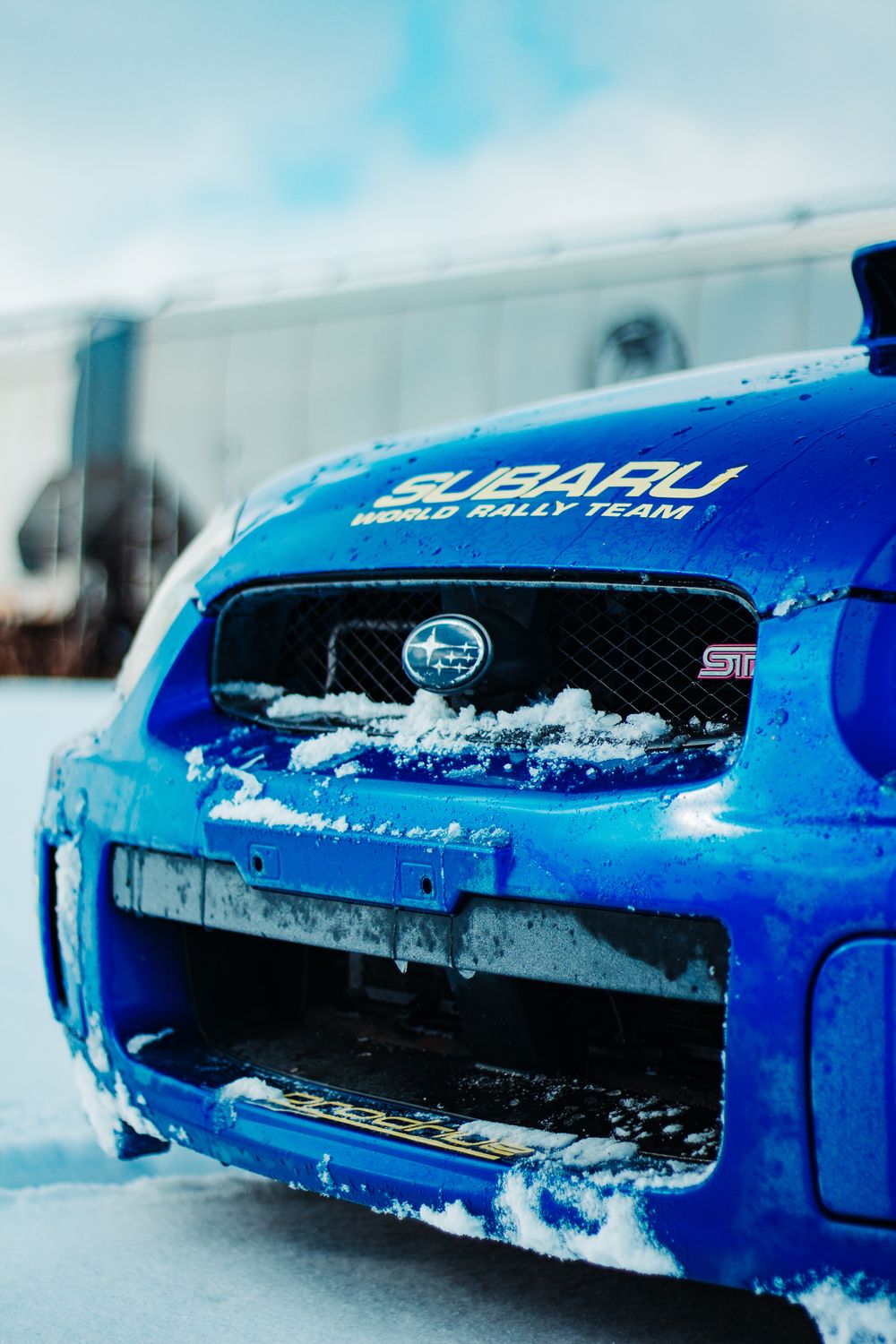 Lethbridge Car Photographer Subaru WRX STI Rally Front Bumper